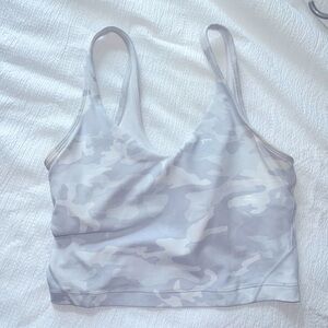 White camo Lululemon align tank